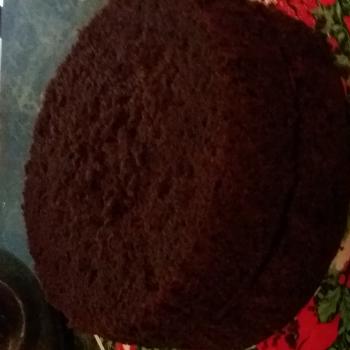 Ana Lorenzo Chocolate sour dough cake first slice