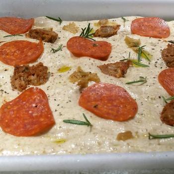 Bubbles whole wheat focaccia  first overview