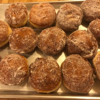 MacPike Family Starter Anita Sumer's Sourdough Donuts first overview