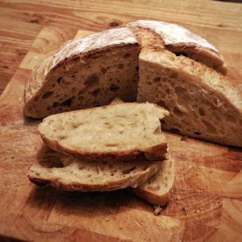 October White Sourdough Everyday Loaf second slice