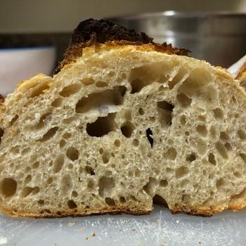 Pandemidough Bread first slice
