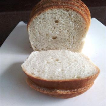 Puneri Sandwich bread - great for lunch boxes first slice