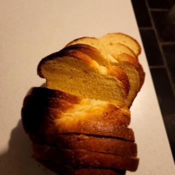 Rocky Galahad Sourdough Brioche Bread loaf second slice