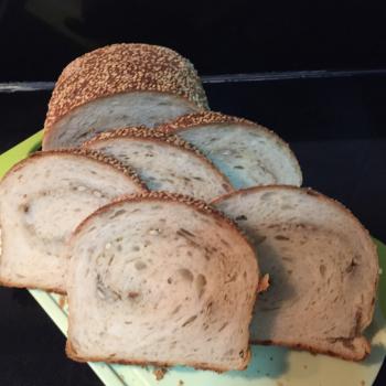 ZIPPY Sourdough sandwich bread second slice